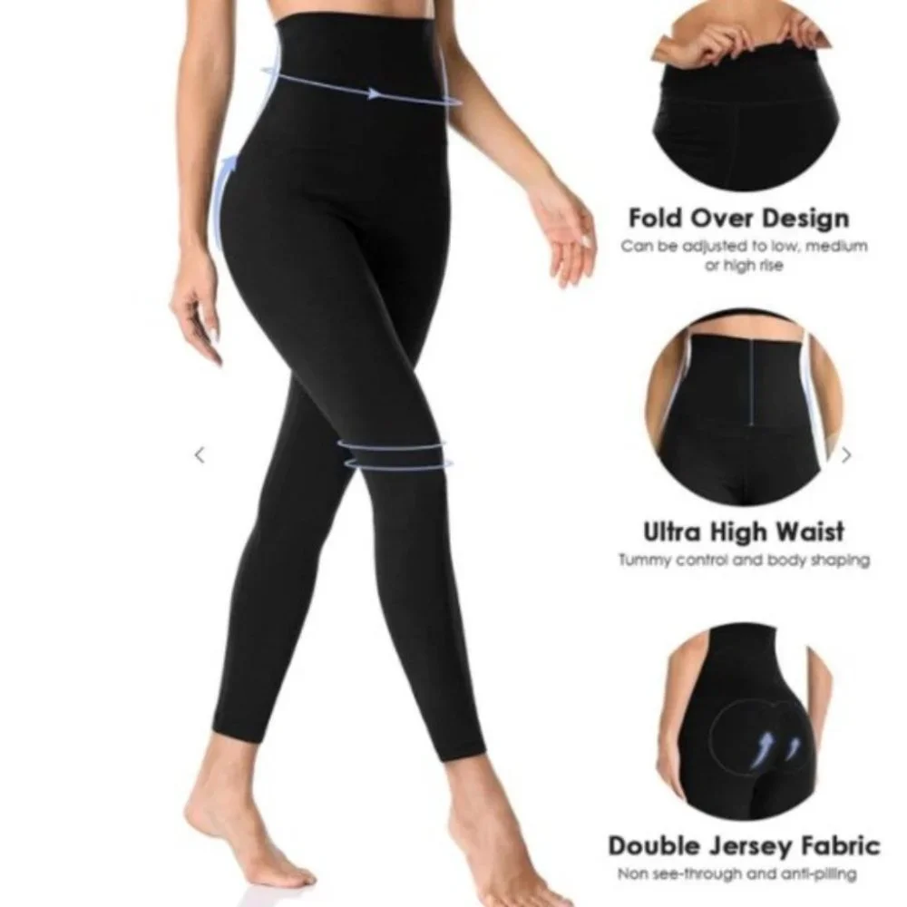 Super High Waist Tummy Control Leggings TRIO SIZE SMALL 3/$50 NWT - Picture 5 of 11